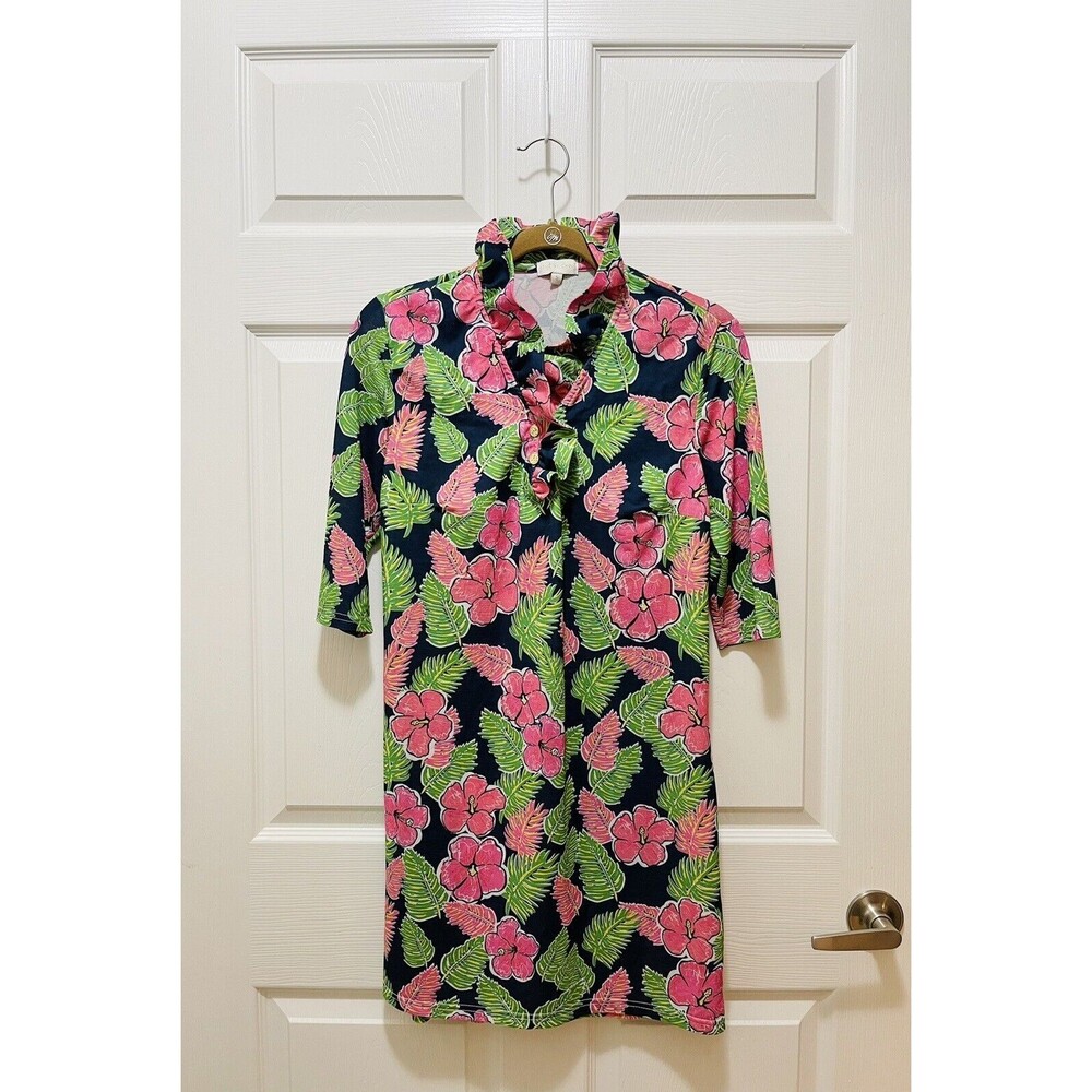 Womens Floral Half Sleeve Size S Simply Southern Cotton